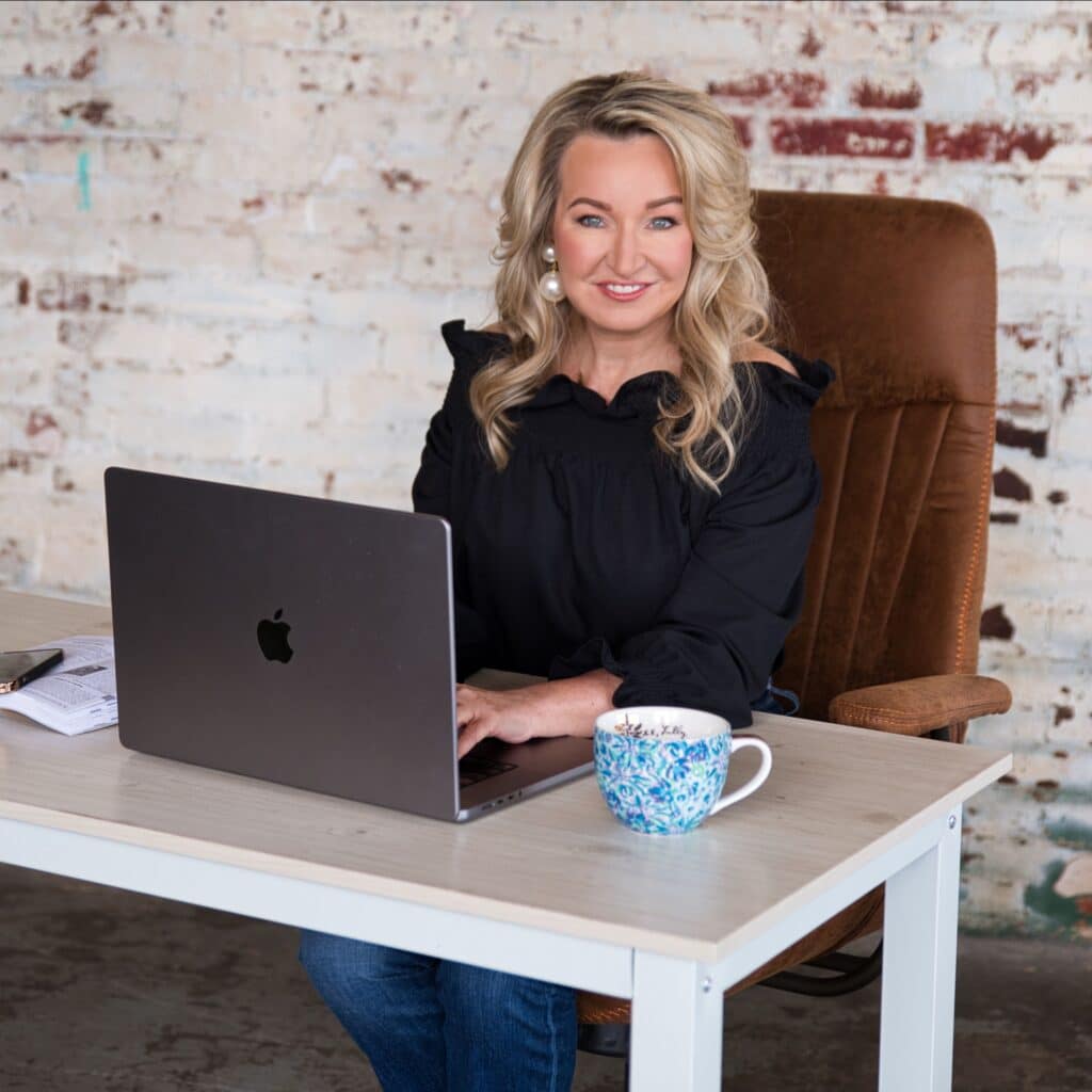 Greta at her desk as a Luxury Travel Advisor